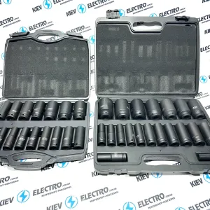 Набор ударных удлиненных головок LEX LXIS16E 1/2" 10-32мм (16шт)