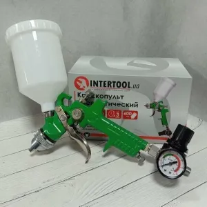 Фарбопульт пневматичний +редуктор форсунка 1.3мм INTERTOOL PT-0102