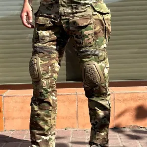 Штурмові Військові Штани G3 з Наколінниками Черепашки Мультикам COMBAT