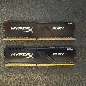 Оперативна память Kingston HyperX Fury DDR4-2666 в ідеальному стані, повністю перевірена