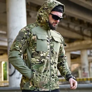 Тактична флісова куртка COMANDOS MTK combo . фліска Multicam для військових . Флісова кофта мультикам