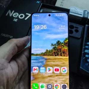 Смартфон Realme Neo 7se, 120гц, 12/256Гб,NFC,проц Dim 8400, 7000ma АКБ, 80вт, 50+16мп, Grey, потягне все