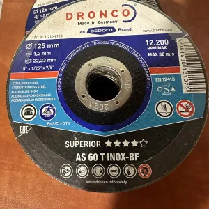 АКЦИЯ!!!Круг відрізний dronco 125х 1.2 по металлу