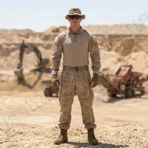 Комплект USMC FROG вогнестійка уніформа (MARPAT Desert) Сорочка та Штани SR/MR