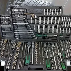 Набор головок и ключей NEW TOOLS на 216 инструментов Набір інструментів ключів головок