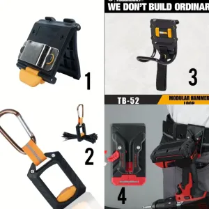 Toughbuilt підсумок для шуруповерта тримач стяжек 
Тримач для инструменту молотковий импакт