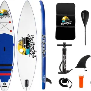 ТУРИНГ 11.6 САП AquaLust доска SUP дошка НОВАЯ 2 СЛОЯ 350 см. борд SUP дошка 2 шари слоя доска надувна Stand Up Paddle board борд SUB SAP надувная