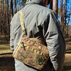 Сумка мультикам для планшена через плече/на плитоноску Cordura 1000 D