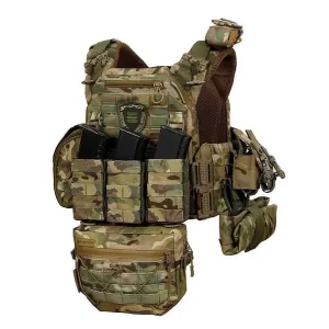 Плитоноска Warmor Gen.3 Pro Max + 7 підсумків Cordura 1000 плитоноска Швидке скидання плитоноска з підсумками
