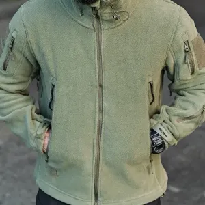 Тактична флісовка level 3 Olive / кофта військова олива / чоловіча Тактична кофта на осінь - зима олива / флісова тактична кофта чоловіча олива