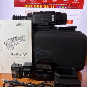 Тепловізійний приціл AGM Rattler V2 19-256 VOx 256x192 NETD≤20mK F19/F1.0мм 950м