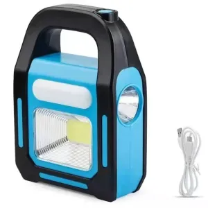 Ручний світлодіодний акумуляторний ліхтар Hurry bolt HB 9707 LED із сонячною батареєю