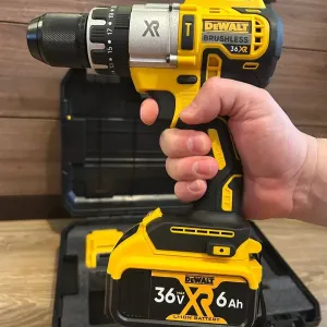 Ударний безщітковий шуруповерт DeWALT 36V 6AH металевий патрон 13мм