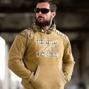 Худі Флісова Тактична КОЙОТ+Мультикам 7.62 Military Tactical! Кофта Тактична флісова КОЙОТ+Мультикам! Кофта Худи Флисовая Тактичическая Койот!