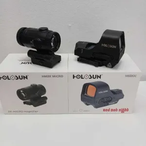 Holosun HS510C + HM3X-MICRO — комплект коллиматор + увеличитель +Чохол 510C у ПОДАРУНОК
