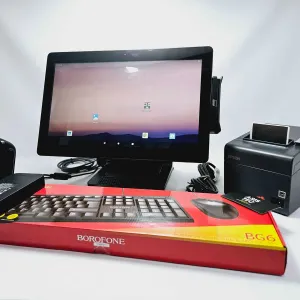КОМПЛЕКТ: Elo POS термінал Android 10/принтер чеків/штрихкод сканер 2D