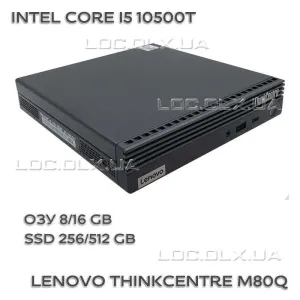 Lenovo ThinkCentre M80Q i5-10500T 8/256 GB HDMI DisplayPort VGA WiFi+BT #7027