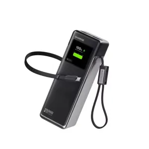 Павербанк SHARGE HyperTower 170W 25000 mAh 4-в-1 Black