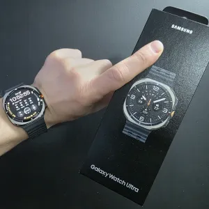 Смарт-годинник Samsung Galaxy Watch Ultra 47mm LTE Titanium Gray | Офіційний UA | Стан нових | Все працює бездоганно