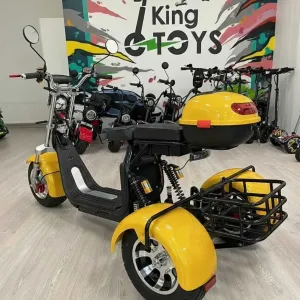 Електроскутер Citycoco Trio 2000W, акумулятор 60V 20Ah дальність 70 км