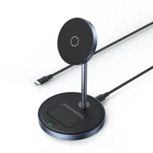 Бездротова зарядна станція UGREEN 2-в-1 MagSafe для iPhone та AirPods