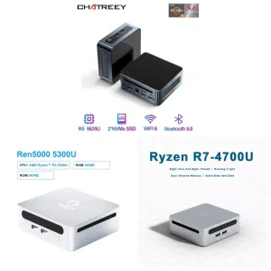 Міні ПК GenMachine Ryzen 5300U, 5600H, 5600H, 4700U, 16/512, 32/512 GB