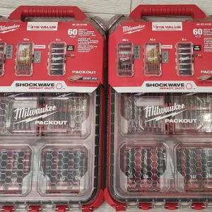 Набір біт,сверл,головок Milwaukee 48-32-5162 SHOCKWAVE Impact Дриль