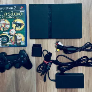 Ігрова консоль Sony PlayStation 2 SLIM Black SCPH-77004