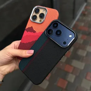 Чохол карбон тонкий легкий для айфон 13 / 14 Pro Max чехол iPhone Pro Max карбоновый MagSafe магсейф