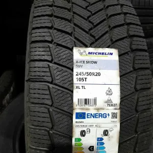 Нові зимові нешиповані шини Michelin X-Ice Snow SUV. Розмір 245/50 R20, індекс 105T XL.  У наявності 2 шт., продаж парою. Київ, можлива відправка.