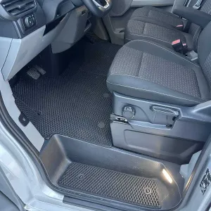 Коврики ЕВА Ворс Екошкіра Гума для Ford Transit Custom 2023+ килимки