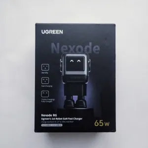 .Зарядное устройство EU Ugreen Robot GaN Fast Charger 65W Uno CD361 Nexode USB+2xUSB-C Запечатанное Новое