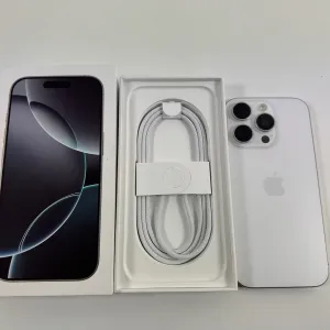 iPhone 16 Pro 256GB White Titanium MYMH3 Neverlock Магазин Оригінальний акумулятор 92% Айфон Гарантія
