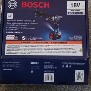 Шуруповерт BOSCH GSB18V-1330CB14 + 8ап Батарея