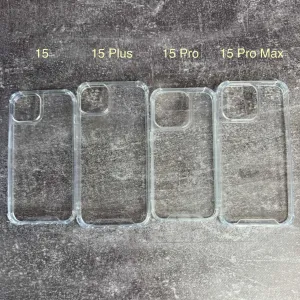 Протиударний чохол iPhone 15 Pro Max | 14 Pro Max | 13 mini айфон Plus Прозрачный чехол прозорий