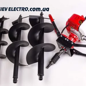 Мотобур Бензобур LEX GD520 5200 Вт. +3 шнека, 15/20/25 см (ПОЛЬША)
