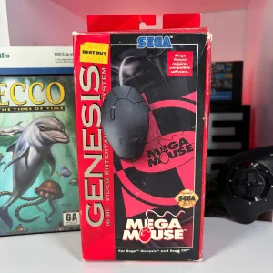 Миша Дротова Sega Mega Drive MK-1645 Genesis Mega Mouse Black 1.2m Нова Оригінальна Миша Мега Маус для сега генезіс мега драйв асортимент аксів