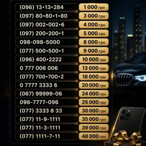 Уникальные VIP номера Київстар платиновые эксклюзивные для бизнеса или на подарок  в наличии золотые  статусные SIM для рекламы на визитку банер