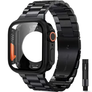 Бампер і металевий ремінець для Apple Watch на всі серії чехол ремешок