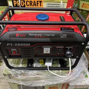 Бензиновий генератор Edon PT-3800D 3 кВт 220 В, 4-тактний мідна обмотка, AVR, бак 15 л