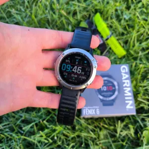 Топовий Garmin Fenix 6 Silver 47, Українська мова, NFC
