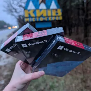 Windows 11 Pro Боксова Ліцензія Віндовс Коробка Виндовс 11 Про BOX