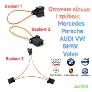 Оптичне кільце для мультимедійних систем Audi MMI VW Mercedes BMW тощо