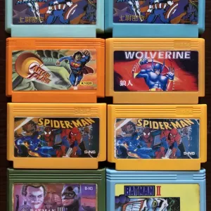 Dendy (Денди): Стиплер, Captain America, Wolverine Batman Spider-Man Street Fighter 2010, Mighty Final Fight, Ice Skating Warrior Mortal Kombat Contra