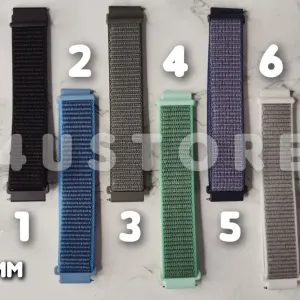 Ремешок нейлоновый на смарт часы Samsung Amazfit 20 22 ремінець