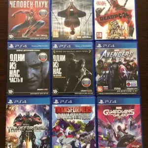 Sony PS4: Deadpool Soider-Man Одни из Нас Transformers Gravity Rush, Back to the Future, Persona Shenmue Divinity Original Sin UFC Tekken GrsnTutismo