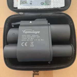 CCS2 - CCS1 Guwieyg 500A AC+DC | Адаптер швидкої зарядки для електромобілів США, 500кВт, термозахист + Type 2