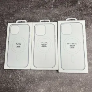 Clear Case MagSafe iPhone 15 Pro Max | 15 Pro | 15 | Animation | Прозорий чохол Прозрачный чехол анимация | не жовтіє