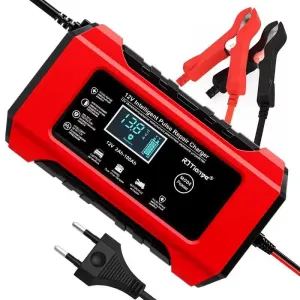 НОВИЙ Зарядний пристрій для АКБ акумуляторів 12V 6A 10A з LCD-дисплеєм