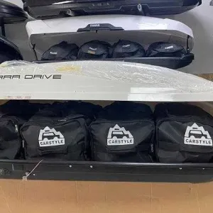 Сумка рюкзак органайзер чохол Thule CarStyle для бокса багажника авто комплекти 50-60 літрів нейлон сумочний на ПВХ основі щільністю 1680D Терра Драйв